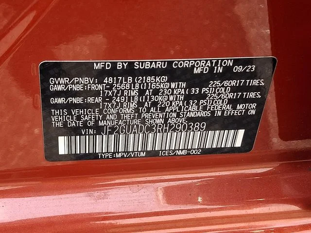 Used 2024 Beige Subaru Premium image 28