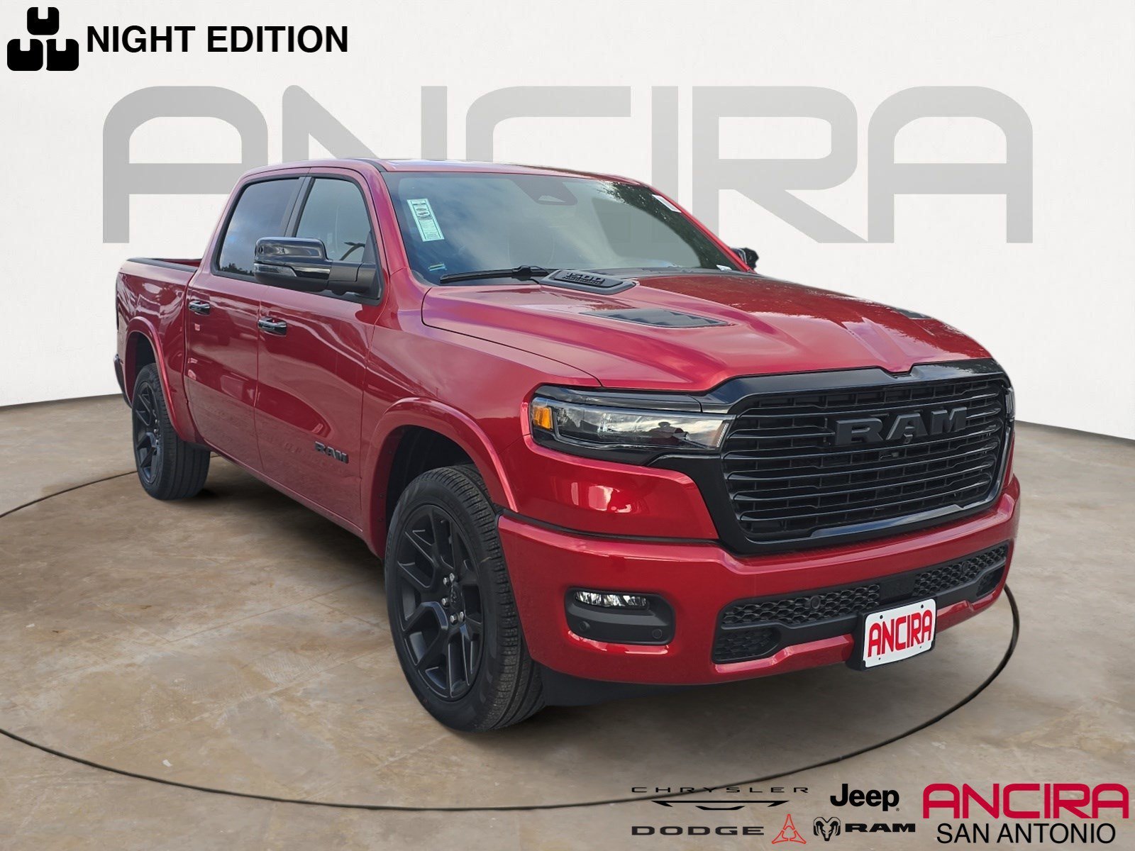 New 2026 Molten Red Pearlcoat RAM Laramie image 1
