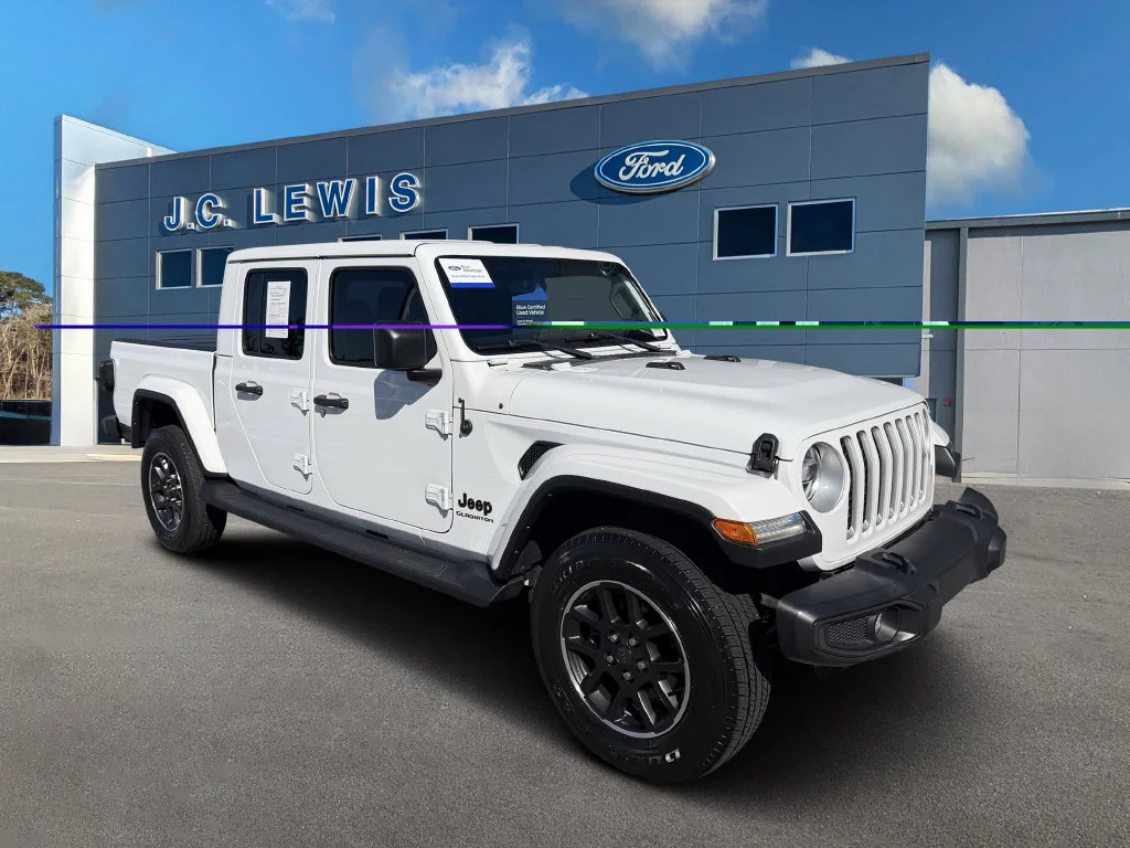Certified Used 2022 Bright White Clearcoat Jeep Overland image 1