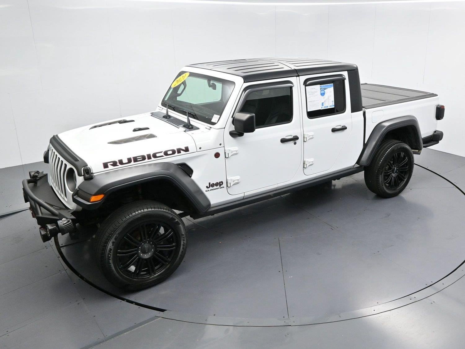 Used 2021 Bright White Clearcoat Jeep Rubicon image 37