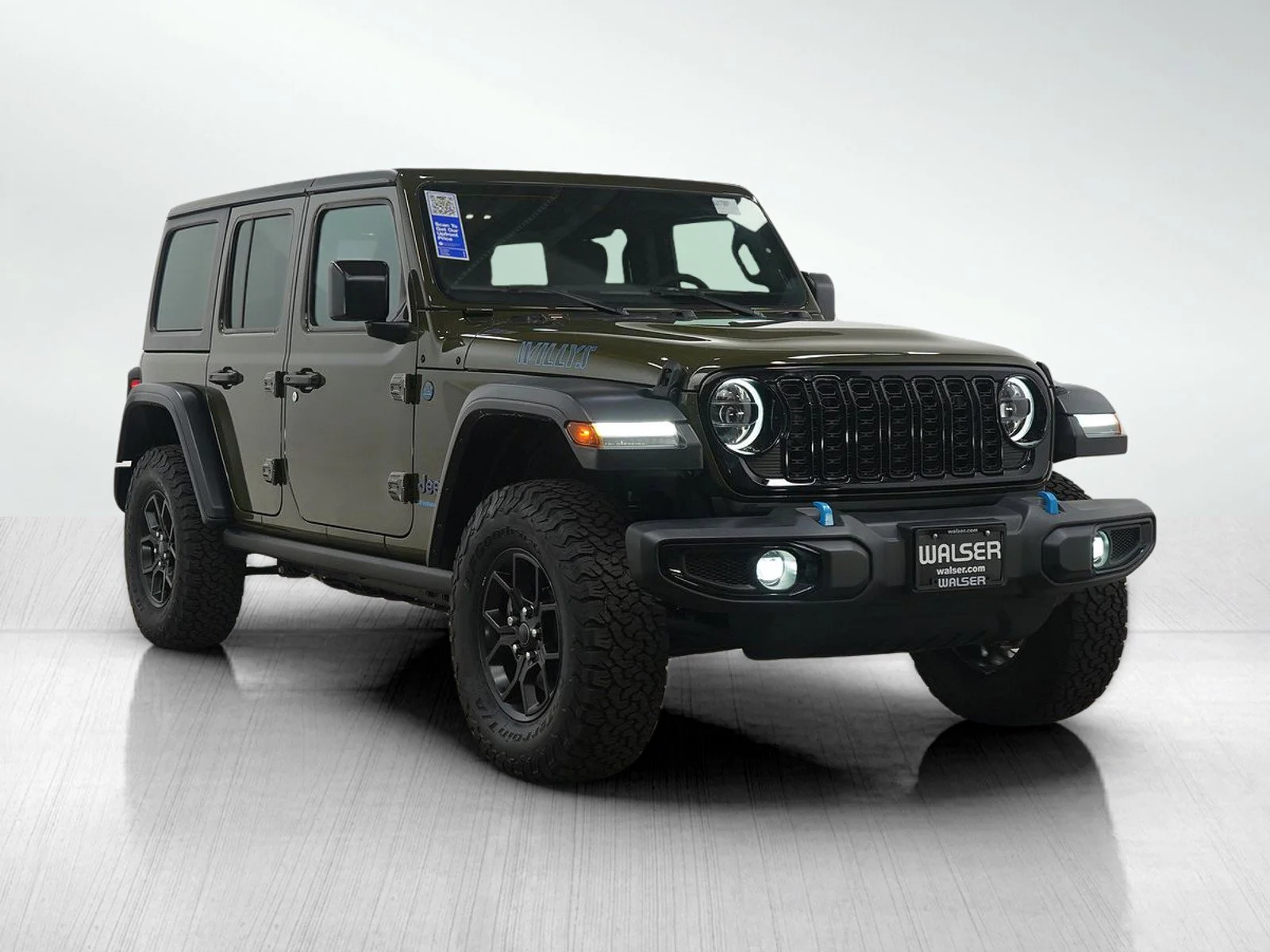Used 2024 Sarge Green Clearcoat Jeep Willys 4xe image 7