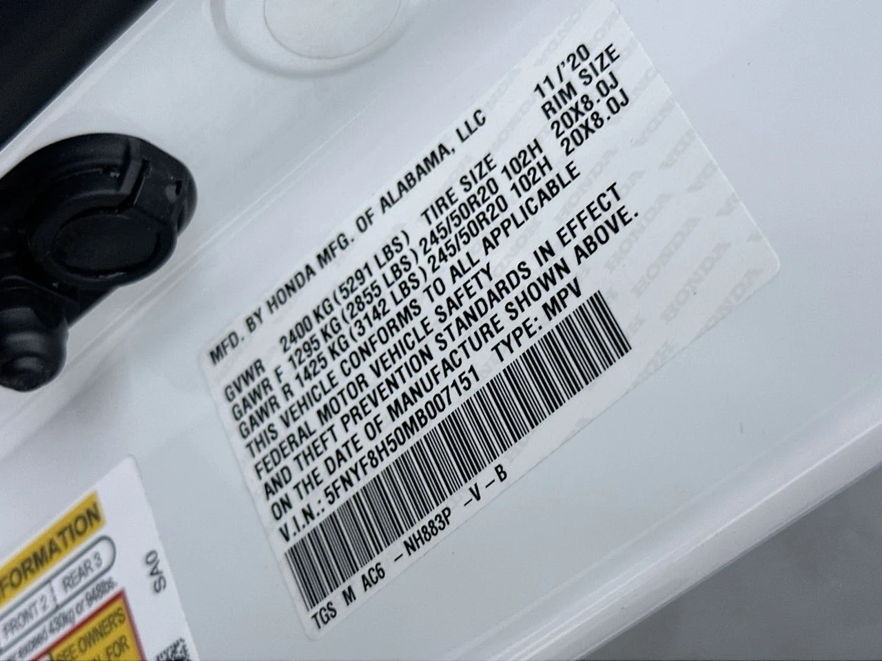 Used 2021 White Honda EX-L image 42