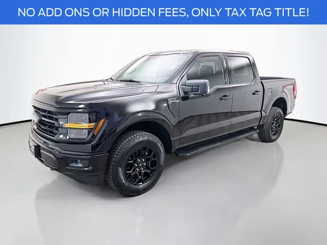 New 2026 Agate Black Metallic Ford XLT image 3