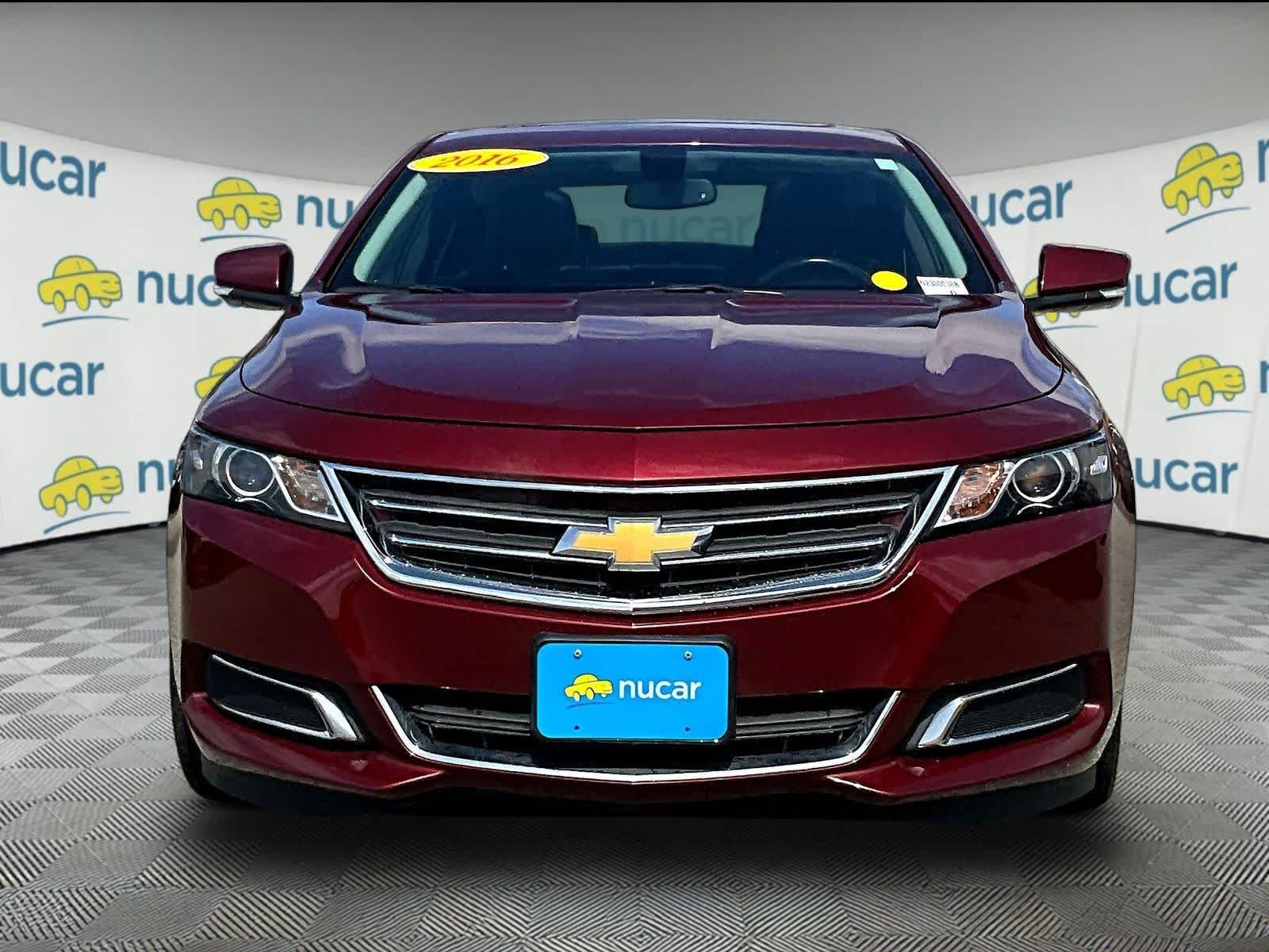 Used 2016 Chevrolet Impala 2LT with VIN 1G1115S32GU163489 for sale in Woburn, MA