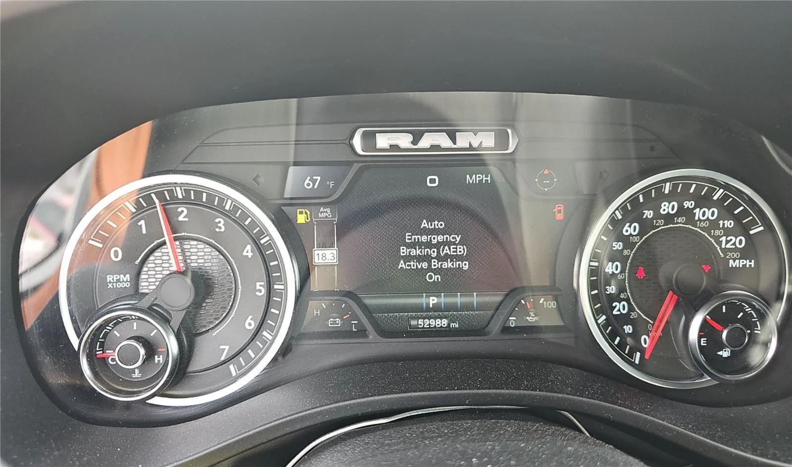 Used 2025 Bright White Clearcoat Ram Laramie image 13