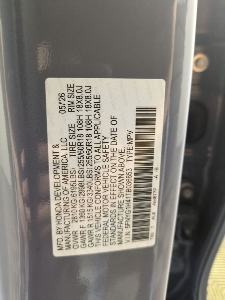 New 2026 Sonic Gray Pearl Honda EX-L image 28
