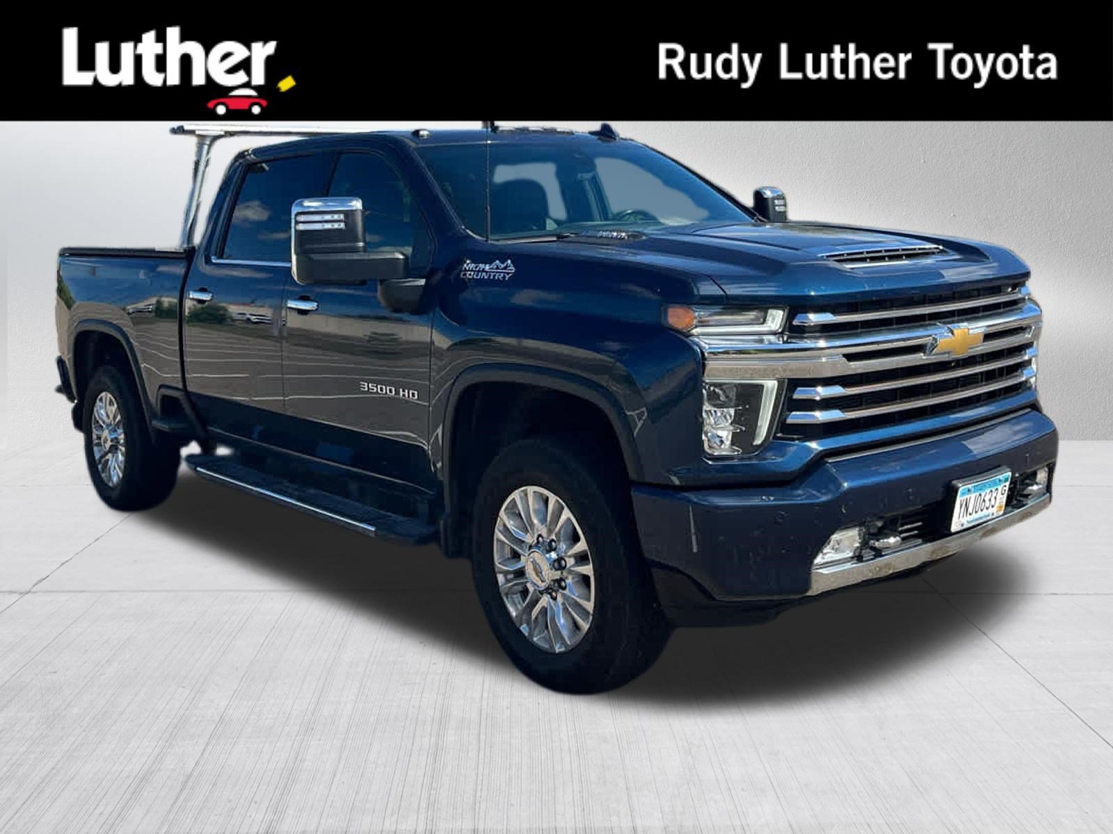 Used 2022 Northsky Blue Metallic Chevrolet High Country image 1