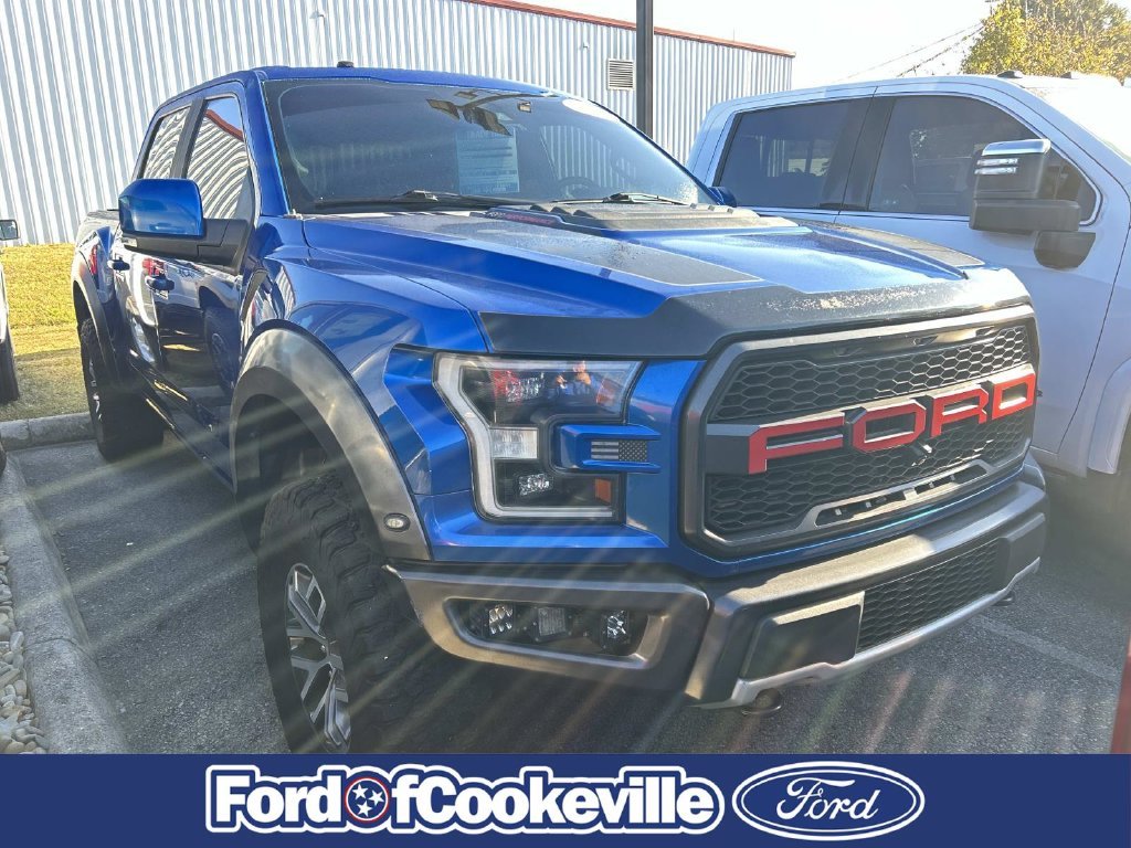 Used 2017 Lightning Blue Ford Raptor image 1