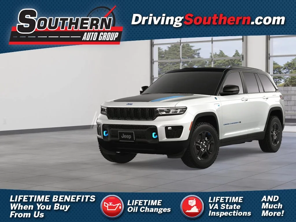 New 2024 Bright White Clearcoat Jeep Trailhawk 4xe image 1