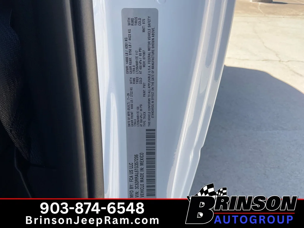 New 2026 Bright White Clearcoat Ram Tradesman image 15