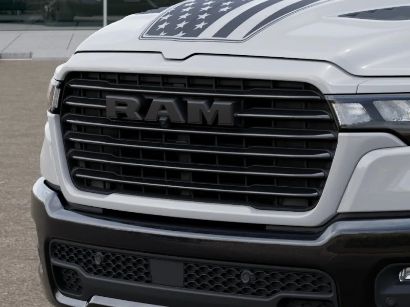 New 2026 Bright White Clear-Coat Exterior Paint RAM Laramie image 37