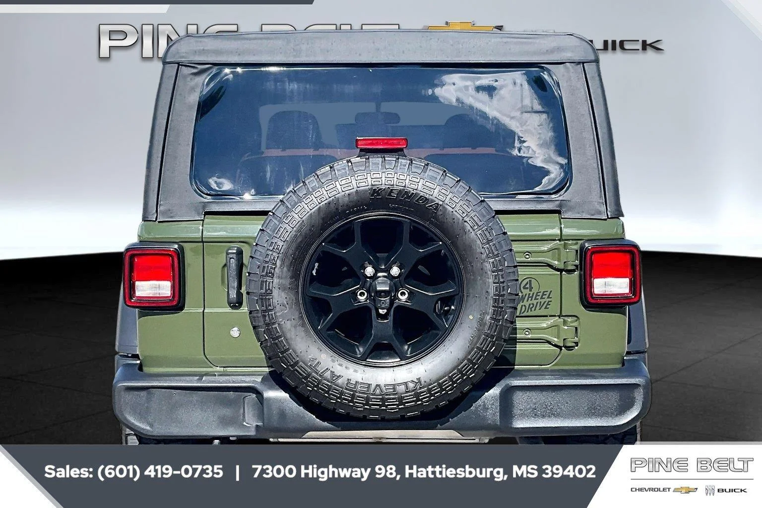 Used 2023 Sarge Green Clearcoat Jeep Willys Sport image 4