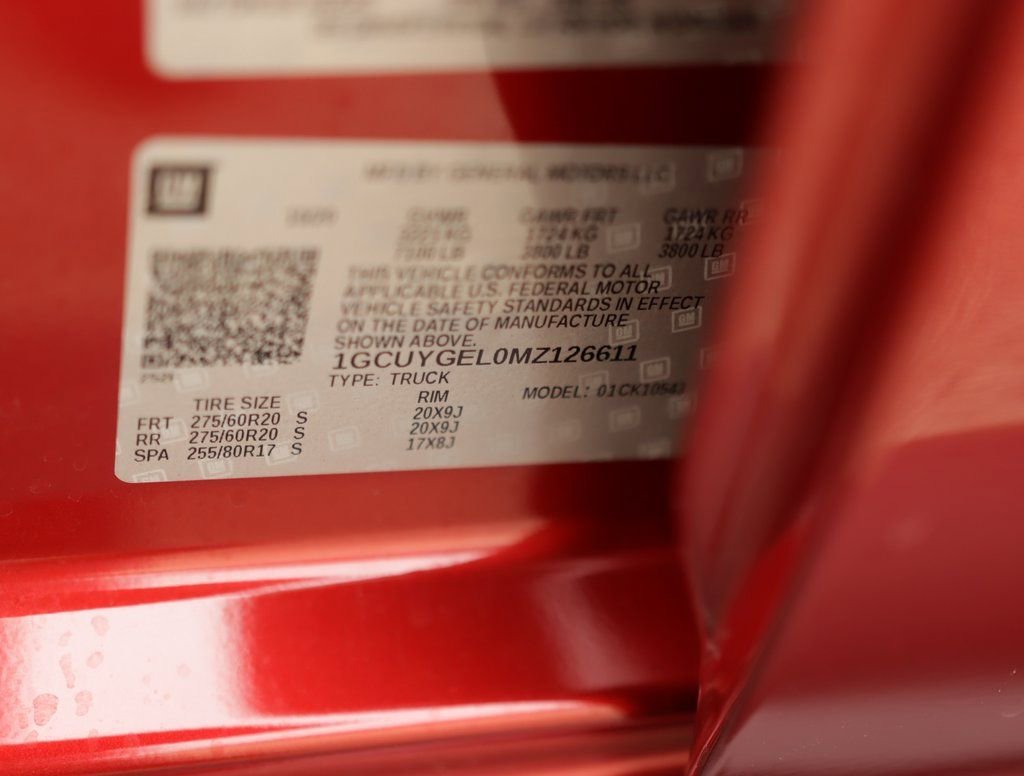 Used 2021 Cherry Red Tintcoat Chevrolet LTZ image 43