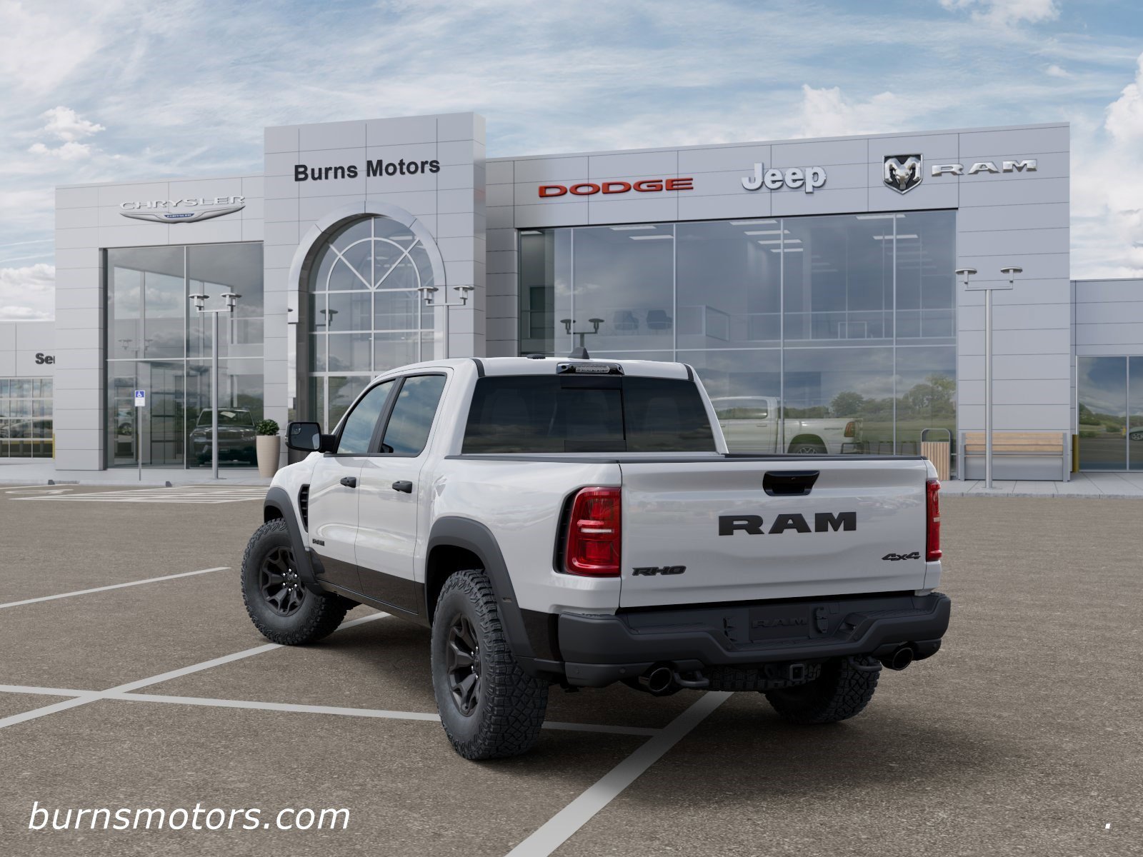 New 2026 Bright White Clear-Coat Exterior Paint Ram RHO image 3