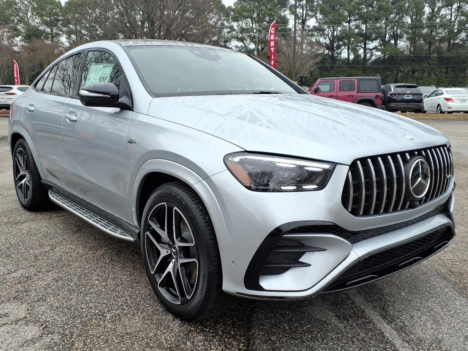 New 2026 Cirrus Silver Metallic Mercedes-Benz AMG® GLE 53 4MATIC+ Coupe image 3
