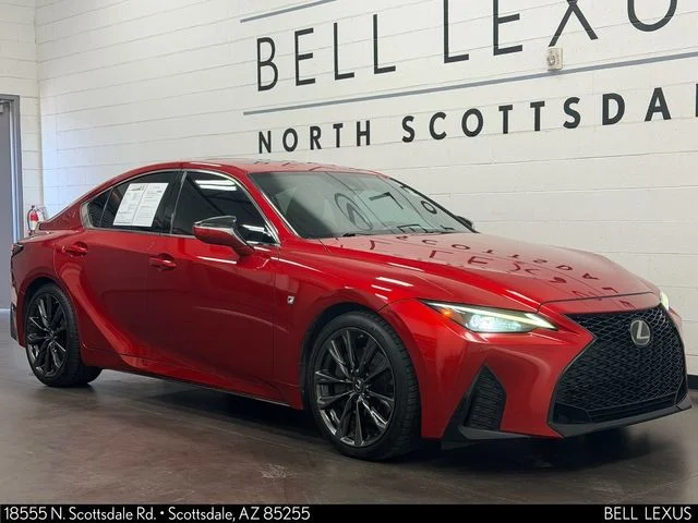 Used 2021 Red Lexus 350 F SPORT image 2