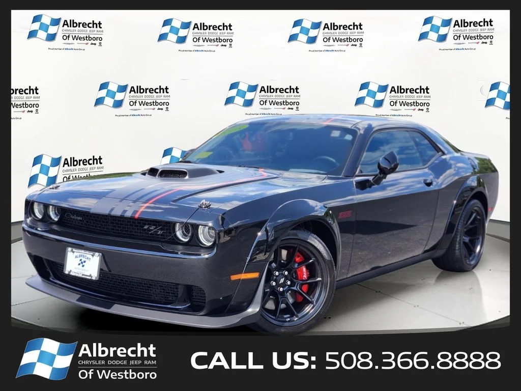 Used 2023 Black Dodge R/T Scat Pack Widebody image 1