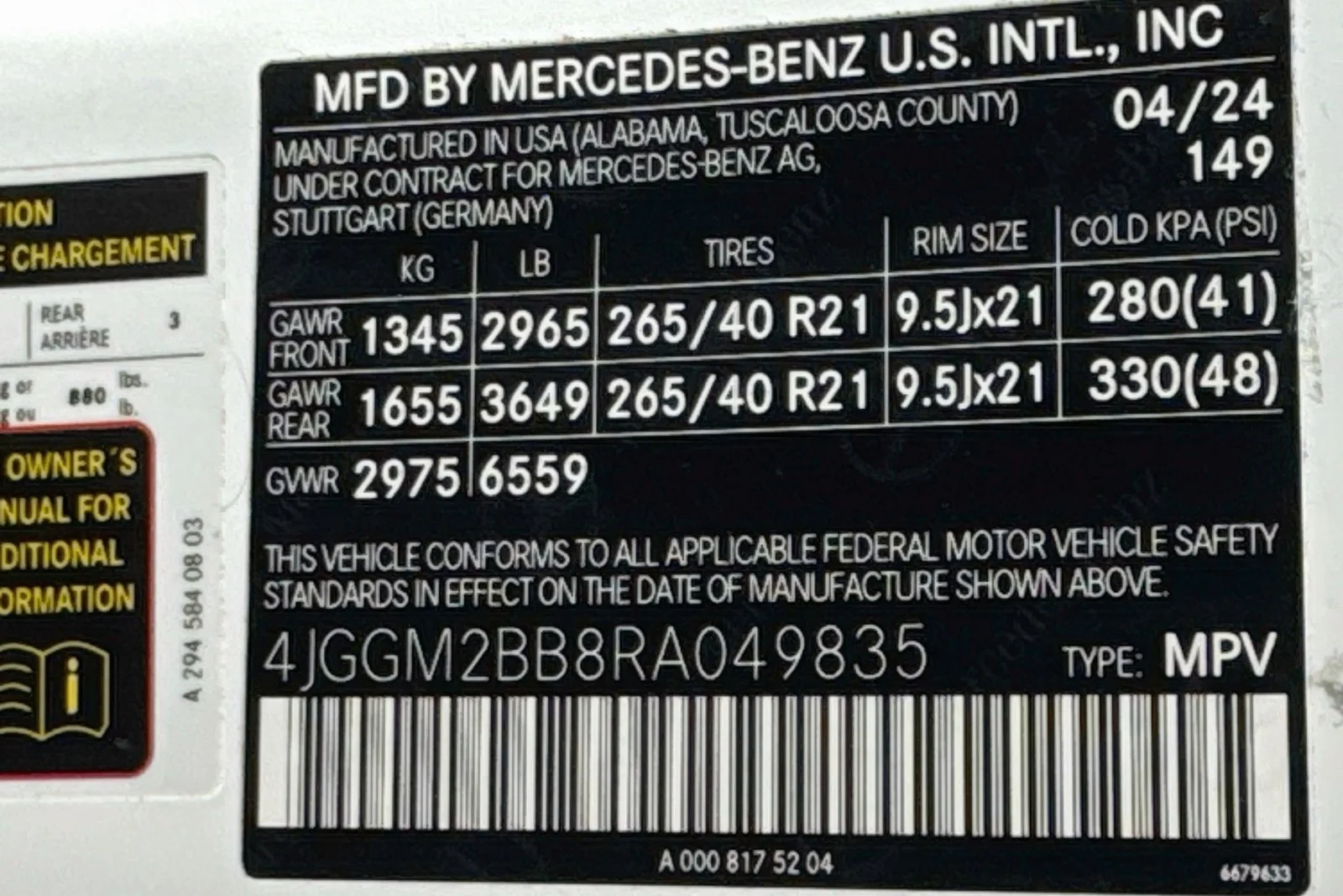 Used 2024 Polar White Mercedes-Benz EQE 350+ image 30