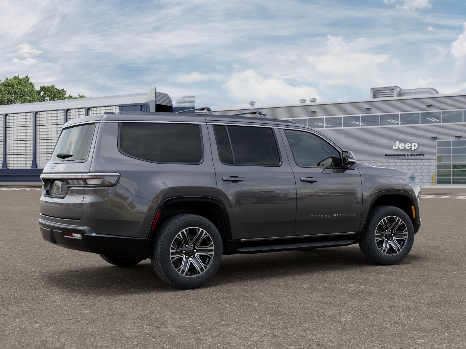 New 2026 Baltic-Gray Metallic Clear-Coat Exterior Paint Jeep Grand Wagoneer image 5