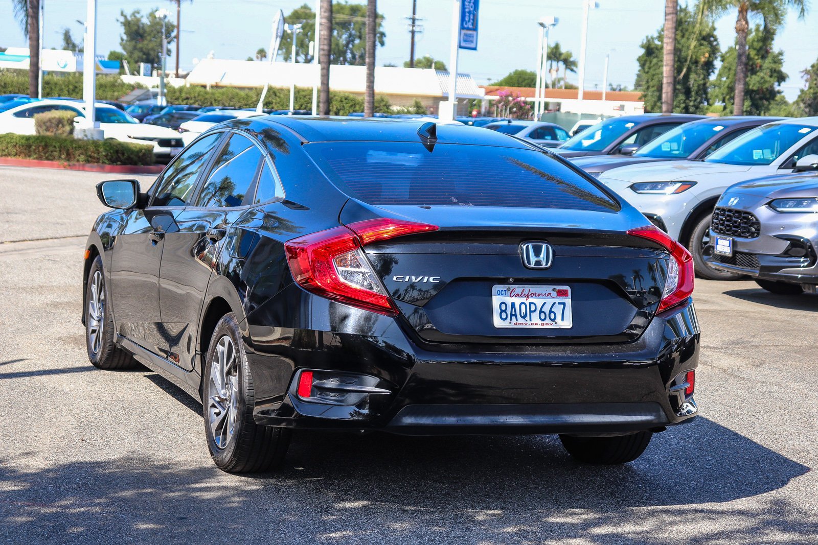 Certified Used 2017 Modern Steel Metallic Honda EX image 13
