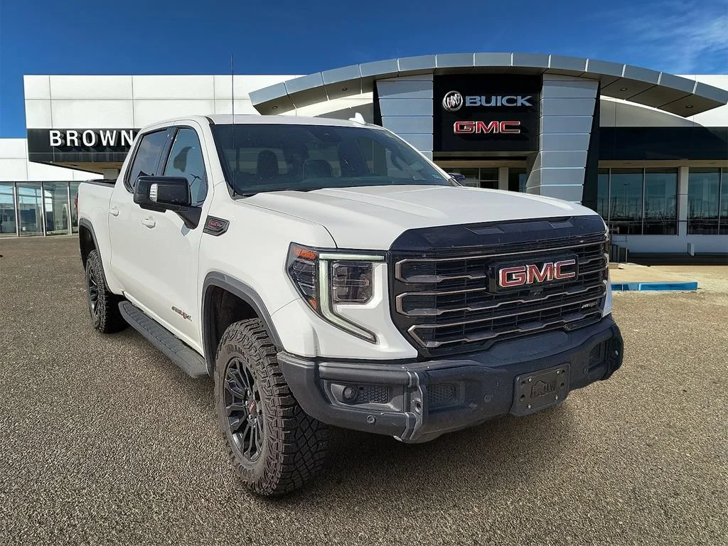 Used 2023 SUMMIT WHITE GMC AT4X image 1