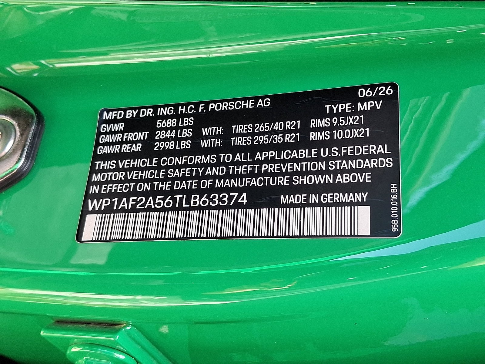 New 2026 Python Green Porsche GTS image 23