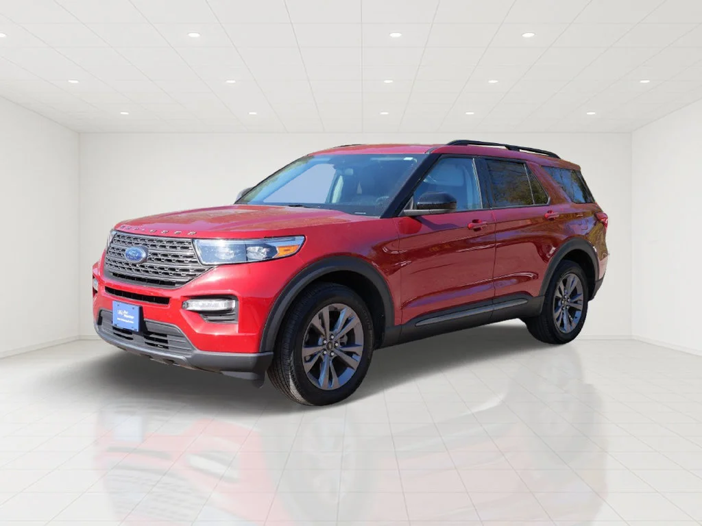 Certified 2023 Ford Explorer XLT with VIN 1FMSK8DH4PGA42363 for sale in White Bear Lake, Minnesota