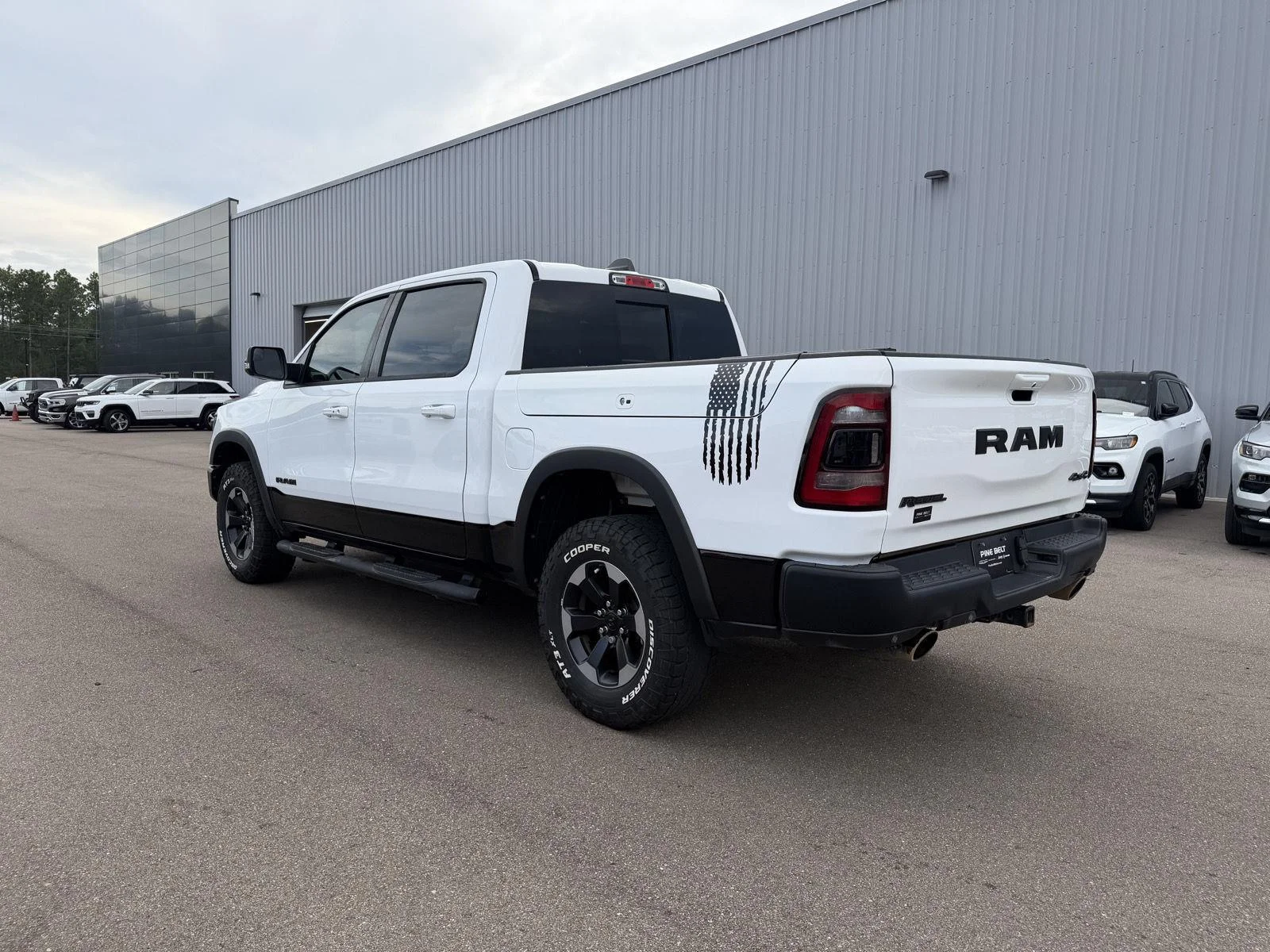 Used 2021 Bright White Clearcoat Ram Rebel image 4