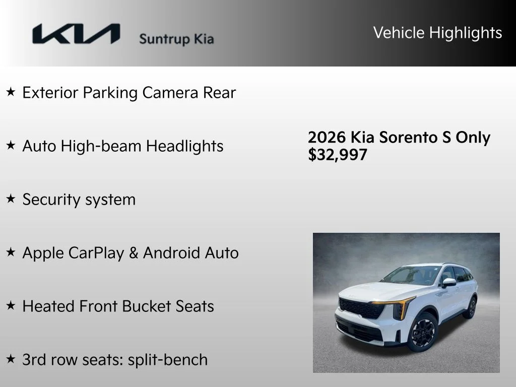 2026 Kia Sorento S - Photo 16