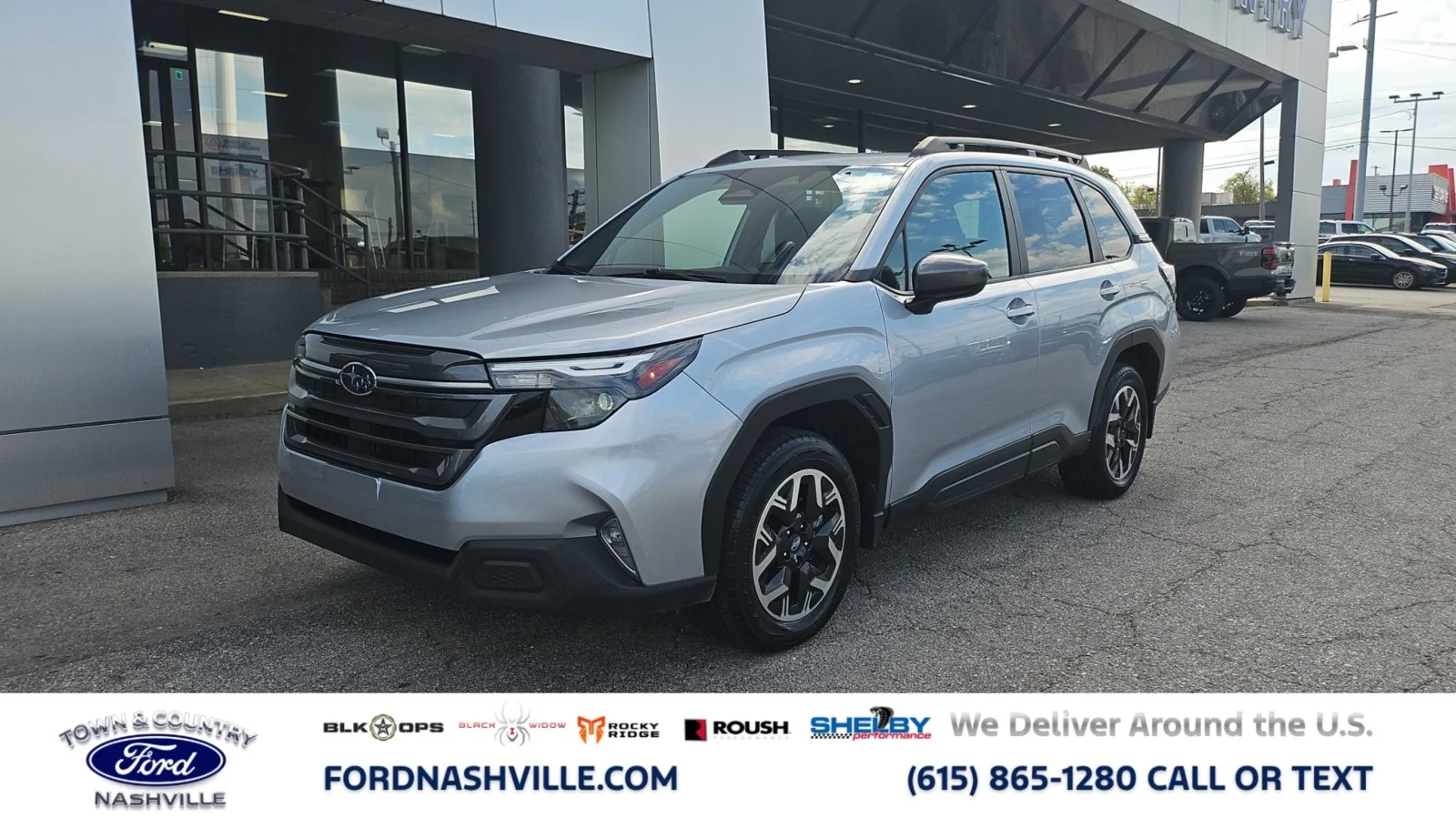 Used 2025 Ice Silver Metallic Subaru Premium AWD image 1
