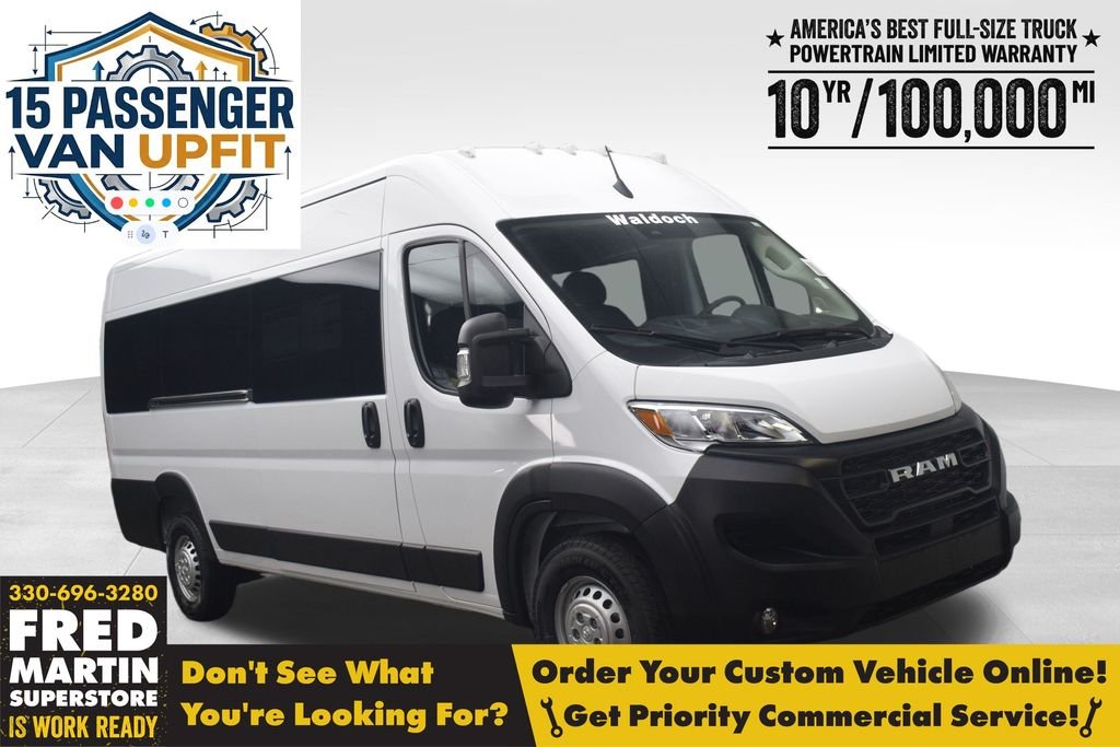 New 2026 Bright White Clearcoat RAM High Roof image 1