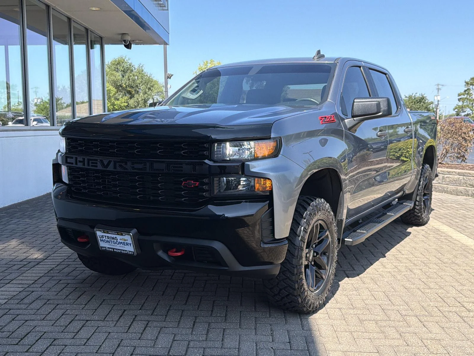 Used 2021 Satin Steel Metallic Chevrolet Custom Trail Boss image 1