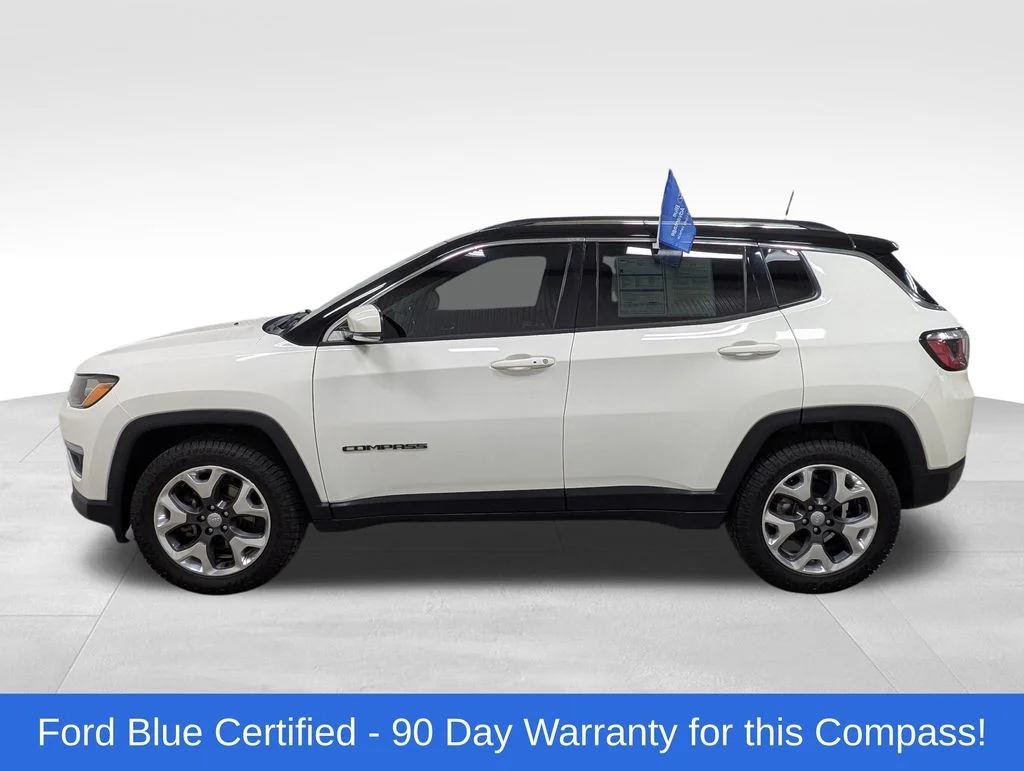Certified Used 2019 White Clearcoat Jeep Limited image 1