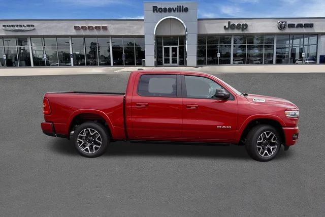 New 2026 Molten Red Pearl-Coat Exterior Paint RAM Laramie image 2