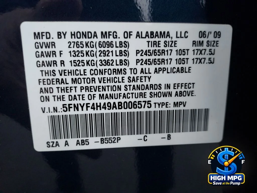 Used 2010 Blue Honda EX image 22