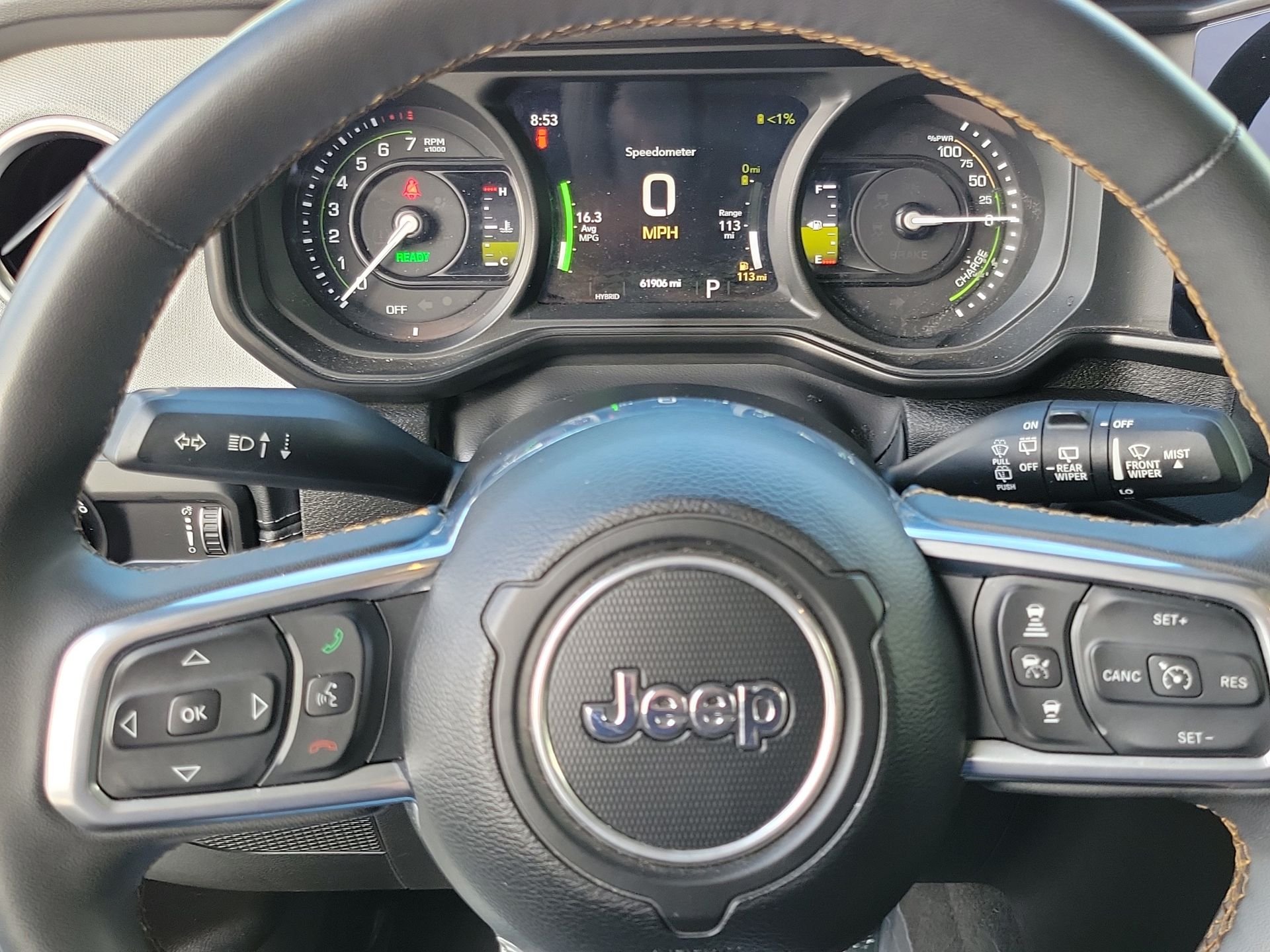 Certified Used 2024 White Jeep Sahara 4xe image 10