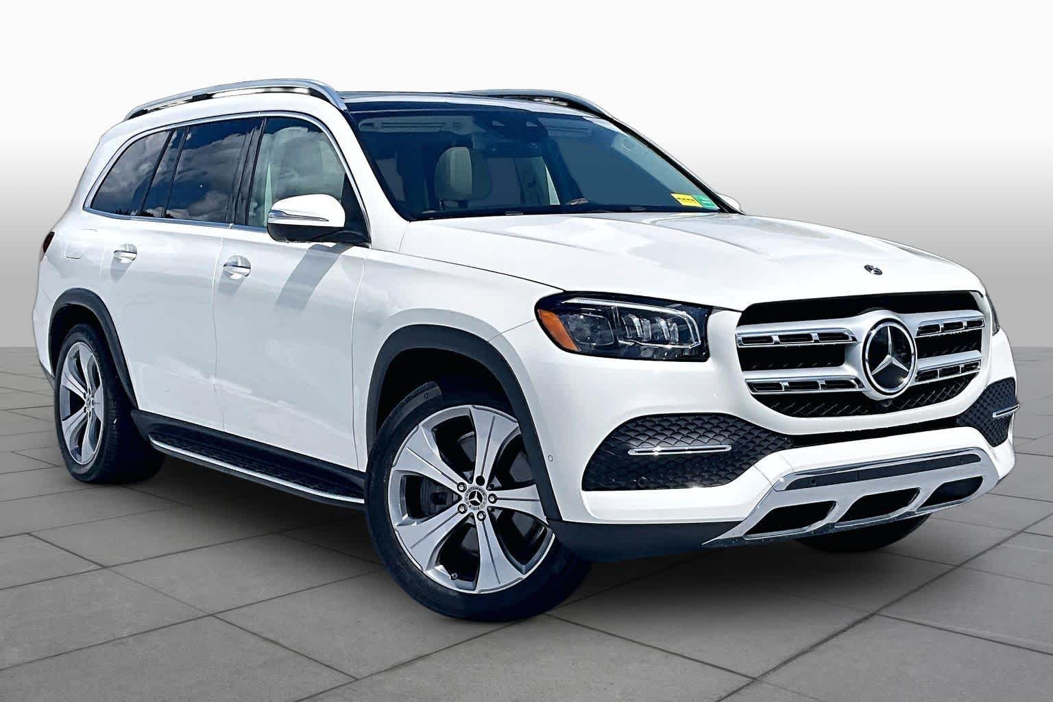 Used 2021 designo Diamond White Bright Mercedes-Benz GLS 450 image 3
