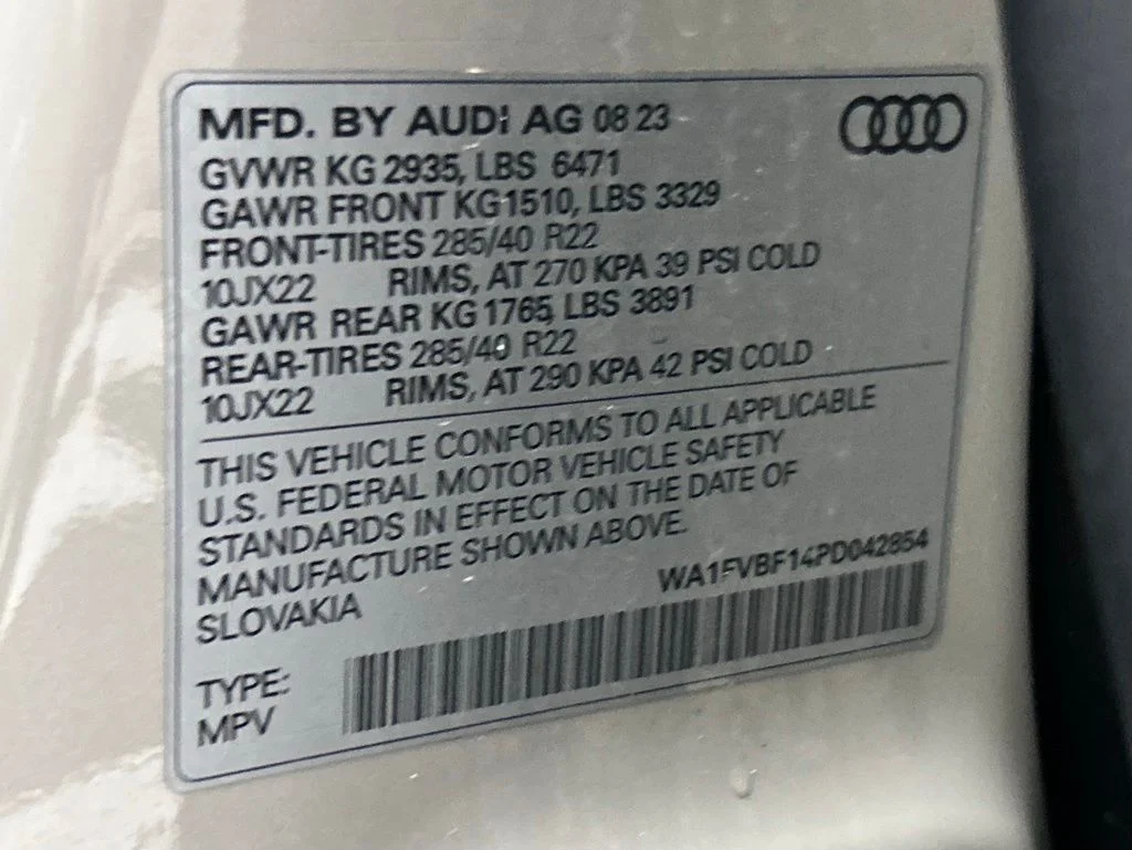 Used 2023 Beige Audi 55 Prestige image 24