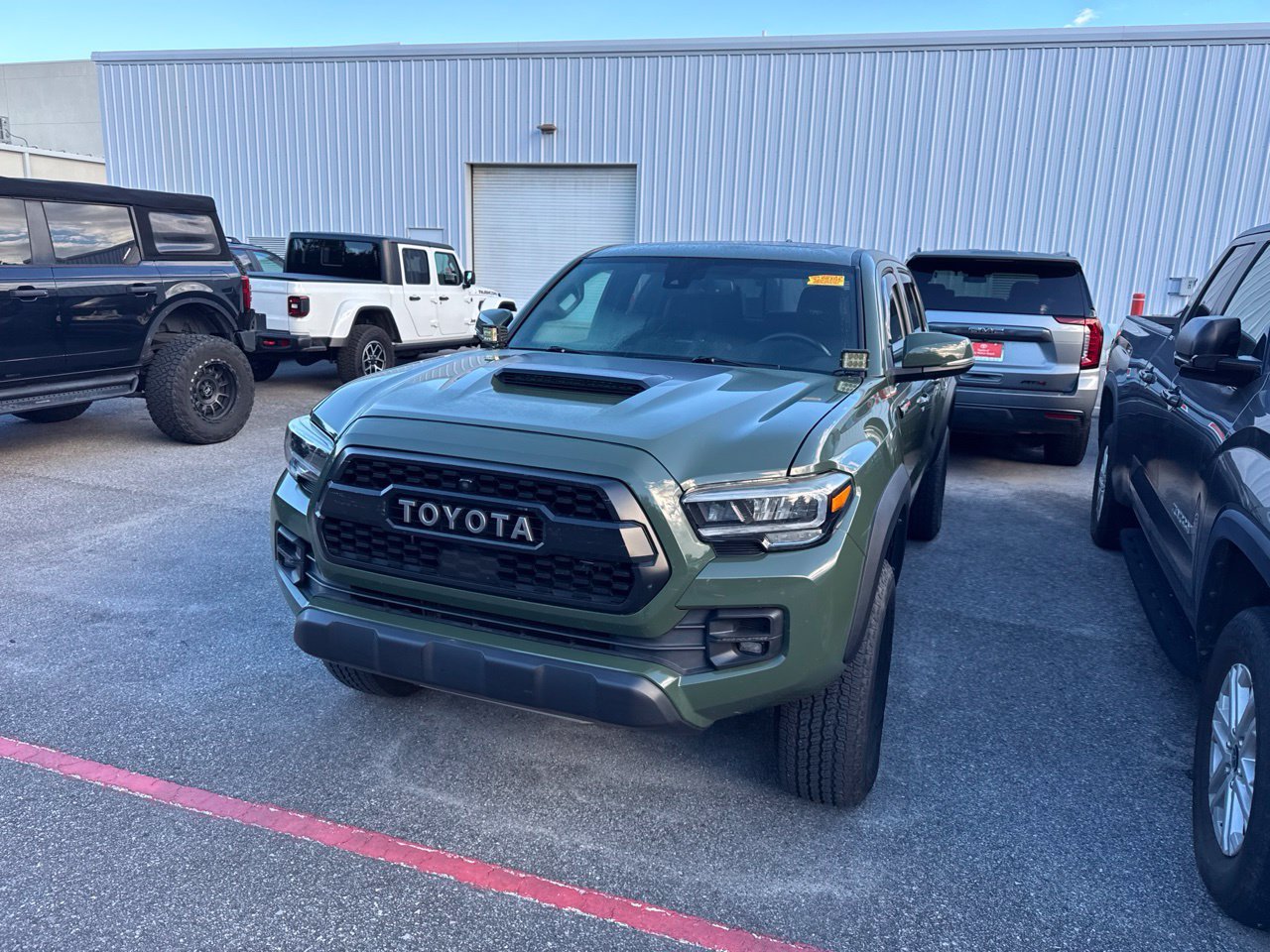 Used 2020 Green Toyota TRD Pro image 1