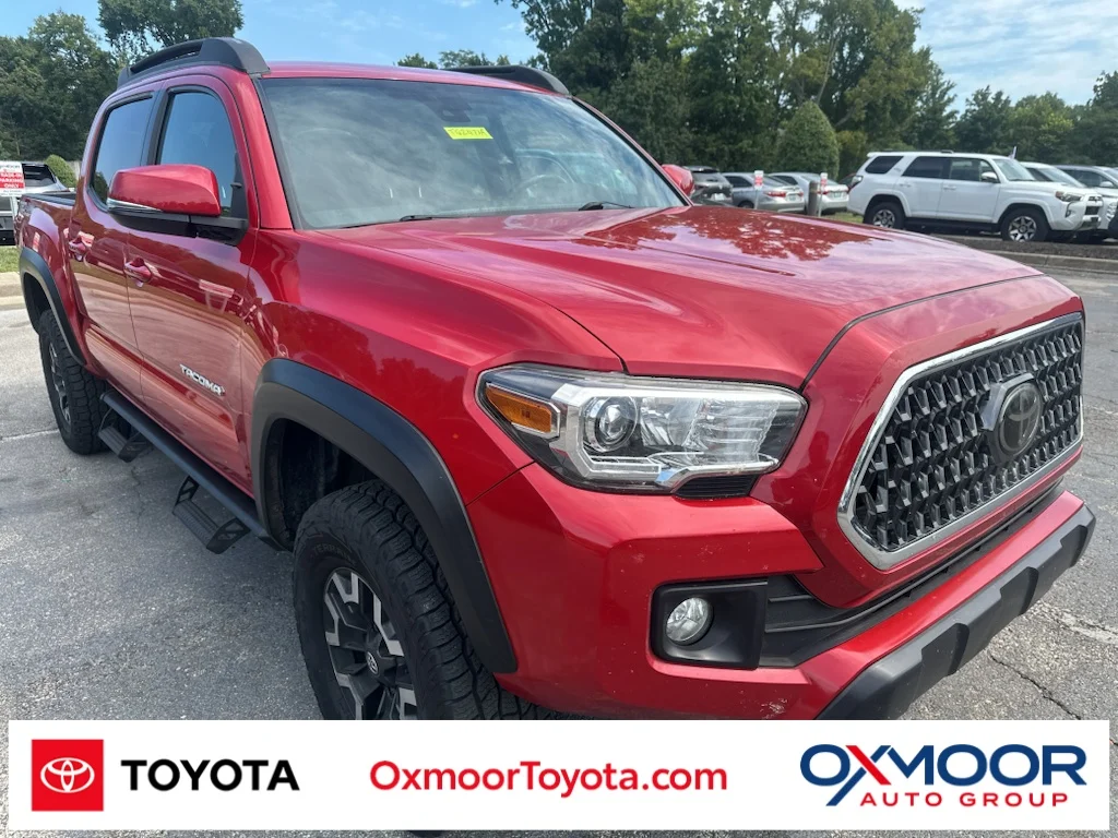 Used 2018 Barcelona Red Metallic Toyota TRD Off Road image 1