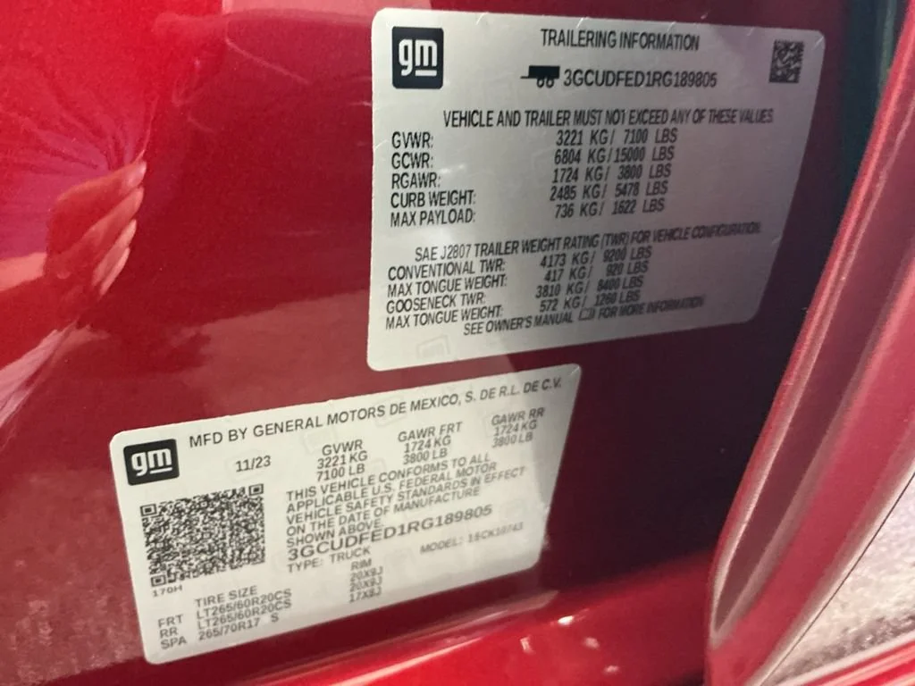 Used 2024 Radiant Red Tintcoat Chevrolet LT Trail Boss image 25