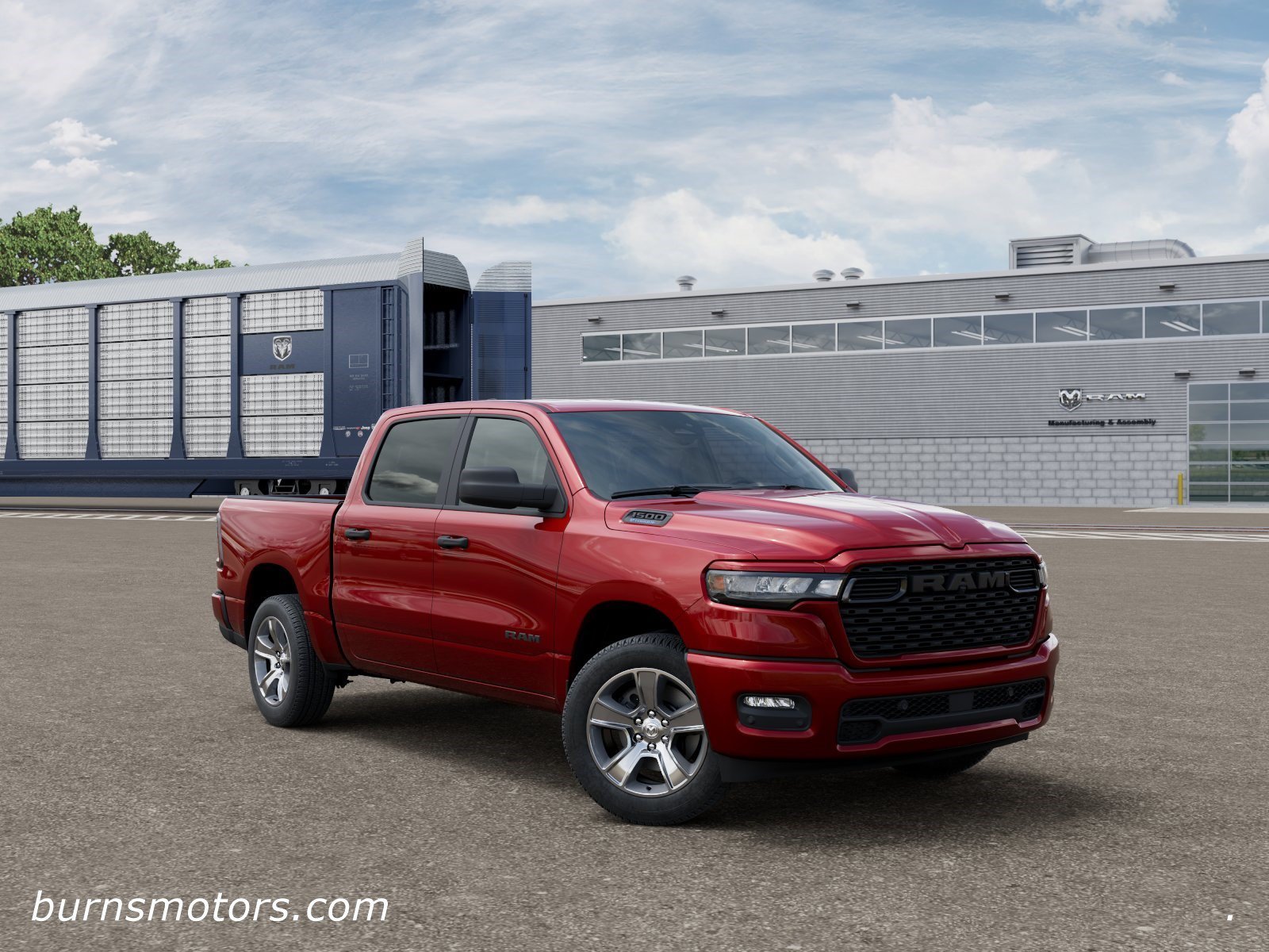 New 2026 Molten Red Pearl-Coat Exterior Paint RAM Express image 5