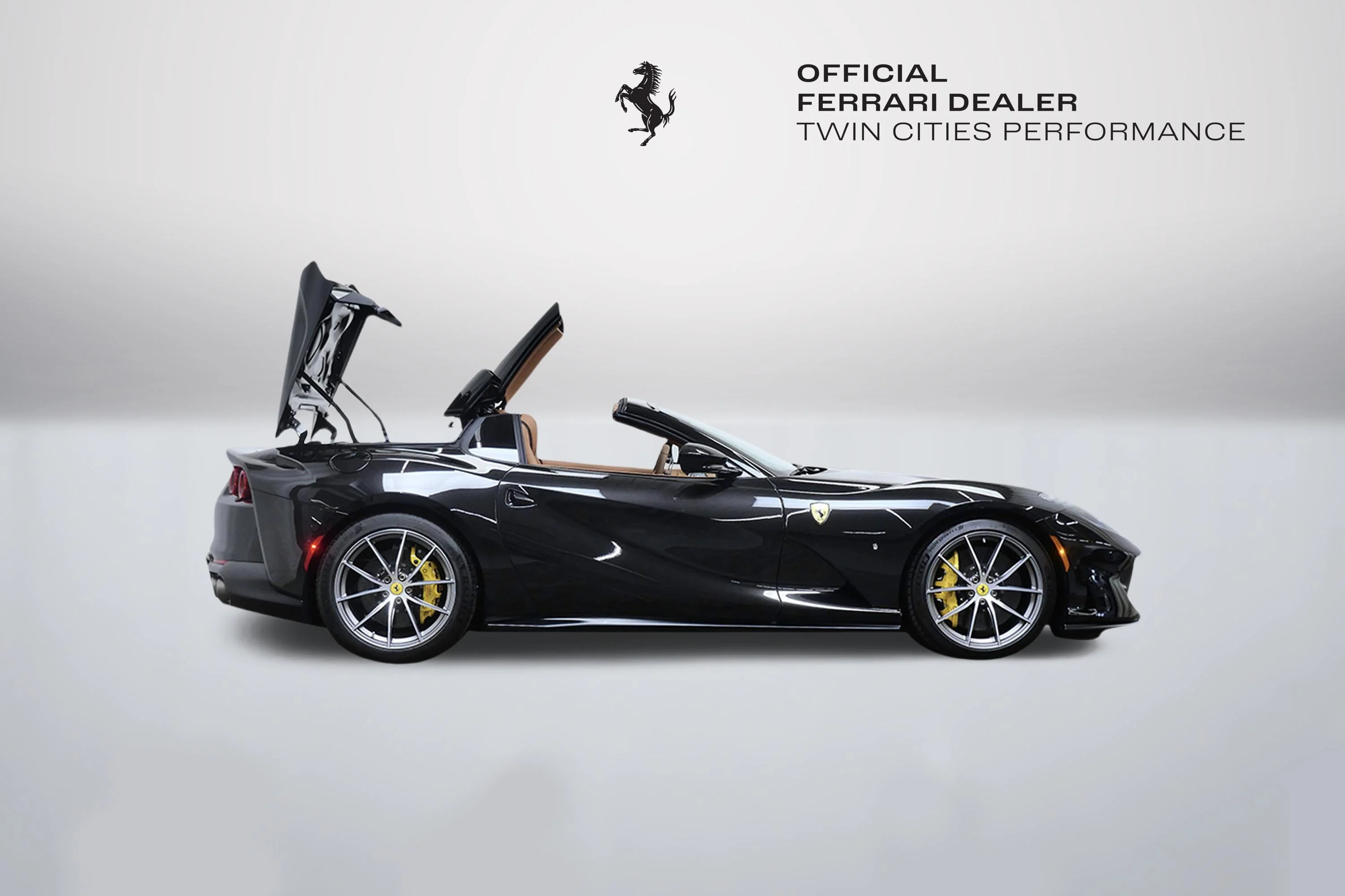 Certified Used 2022 Nero Daytona Metallic Ferrari Base image 8