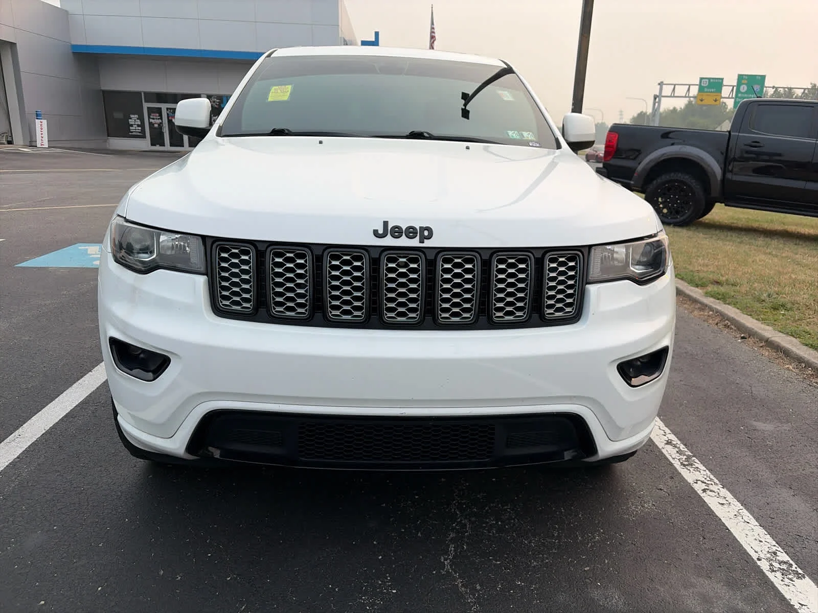 Used 2020 Bright White Clearcoat Jeep Altitude image 2