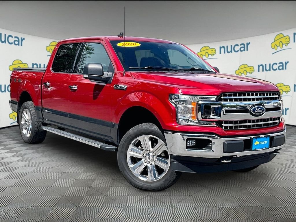 Used 2020 Red Ford XLT image 1