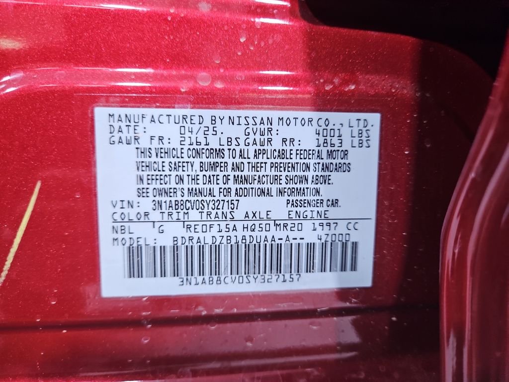 Used 2025 Red Nissan SV image 29