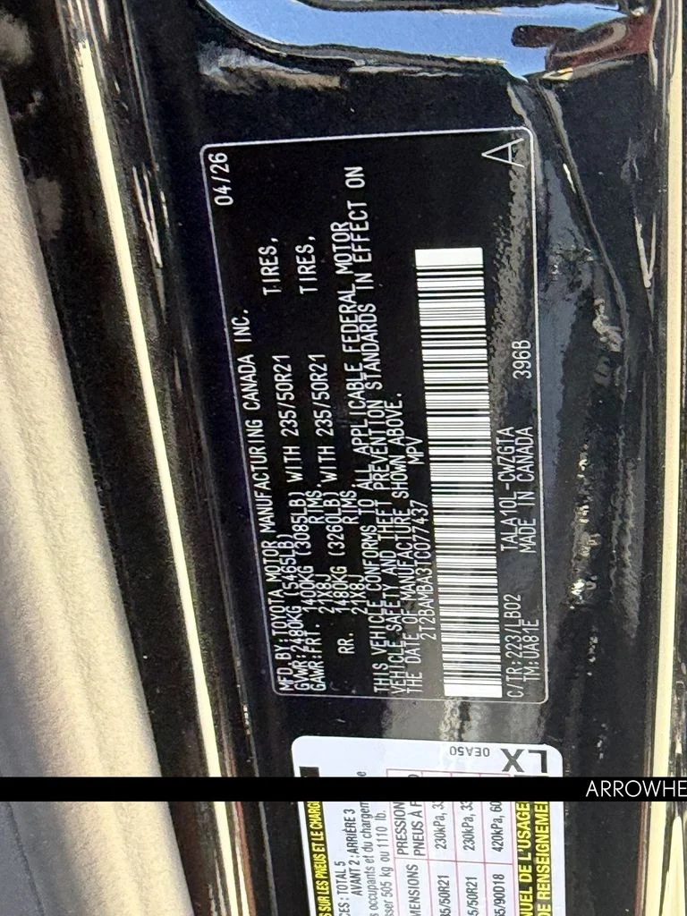 New 2026 Black Lexus 350 Premium+ image 25