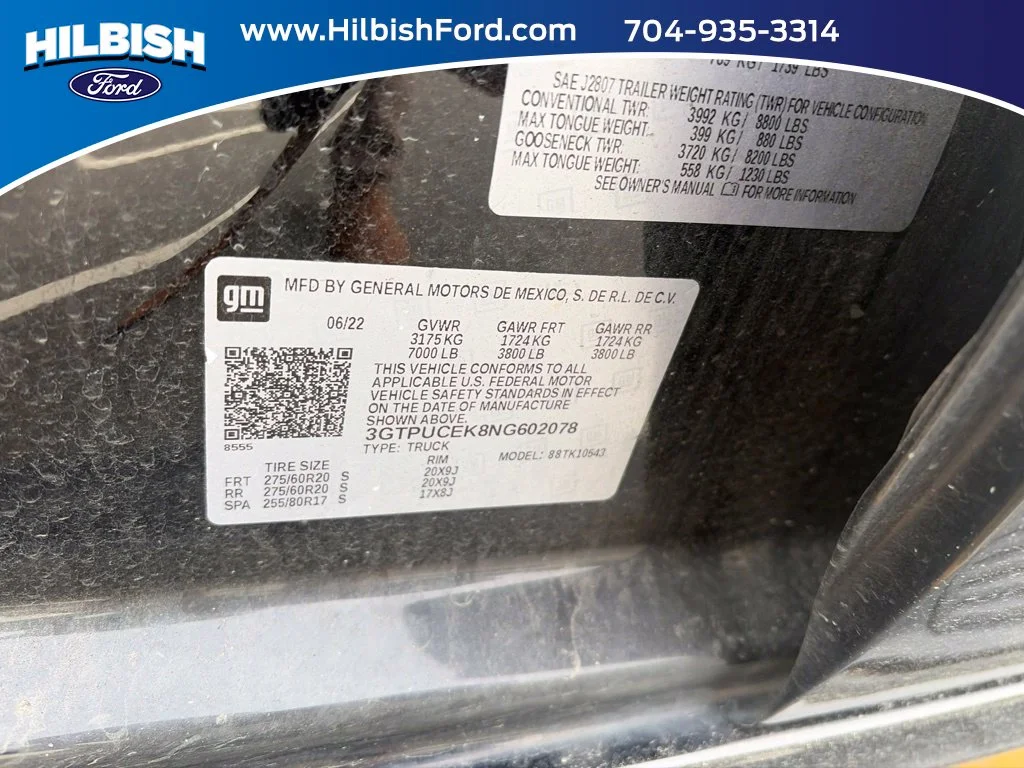 Used 2022 Black GMC Elevation image 1