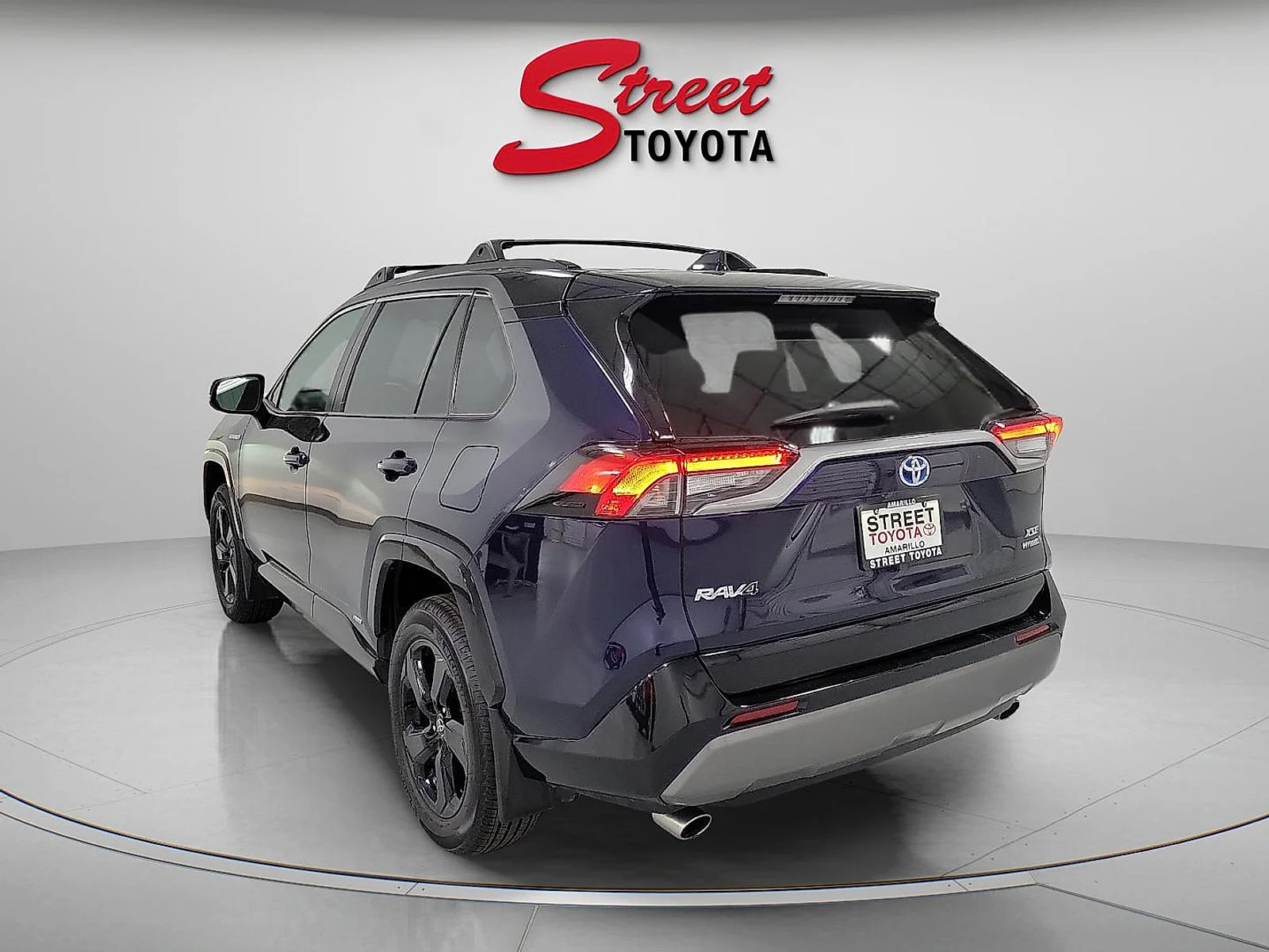 Certified Used 2021 Blue Toyota Hybrid XSE image 2