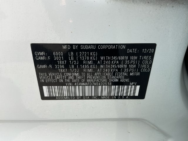 Used 2021 White Subaru Premium image 25